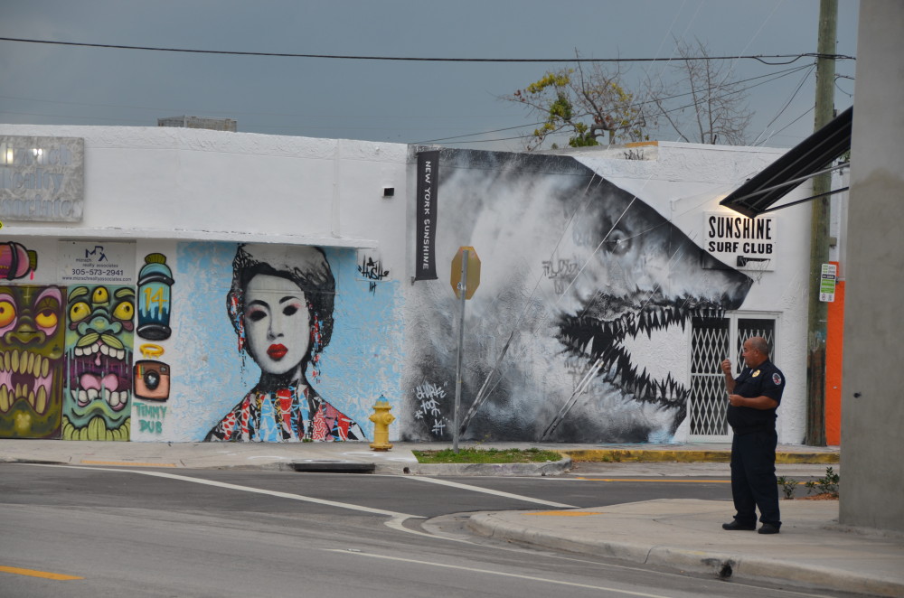 Miami con bambini - Wywood walls