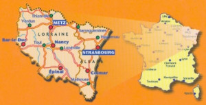 Mappa alsazia