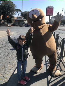 Visitare Roma con bambini insieme a Tapsy